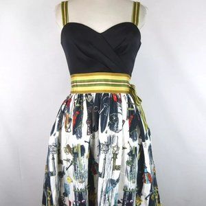 Diane von Furstenberg Women's Black Multicolor  S6